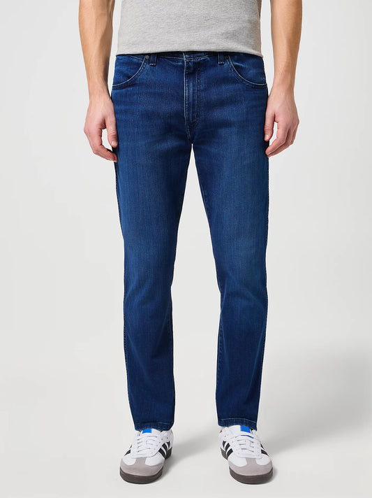 Wrangler · Jeans Larston uomo slim tapered blu