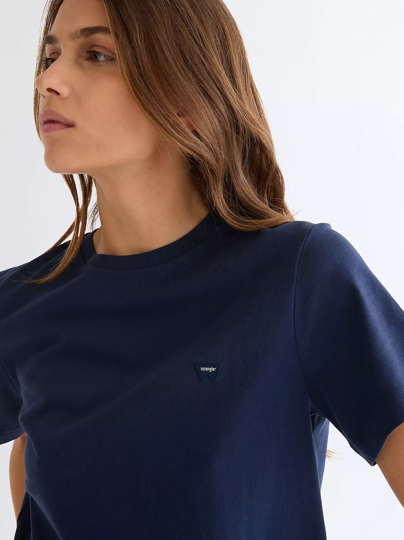 Wrangler T-shirt Donna girocollo in cotone