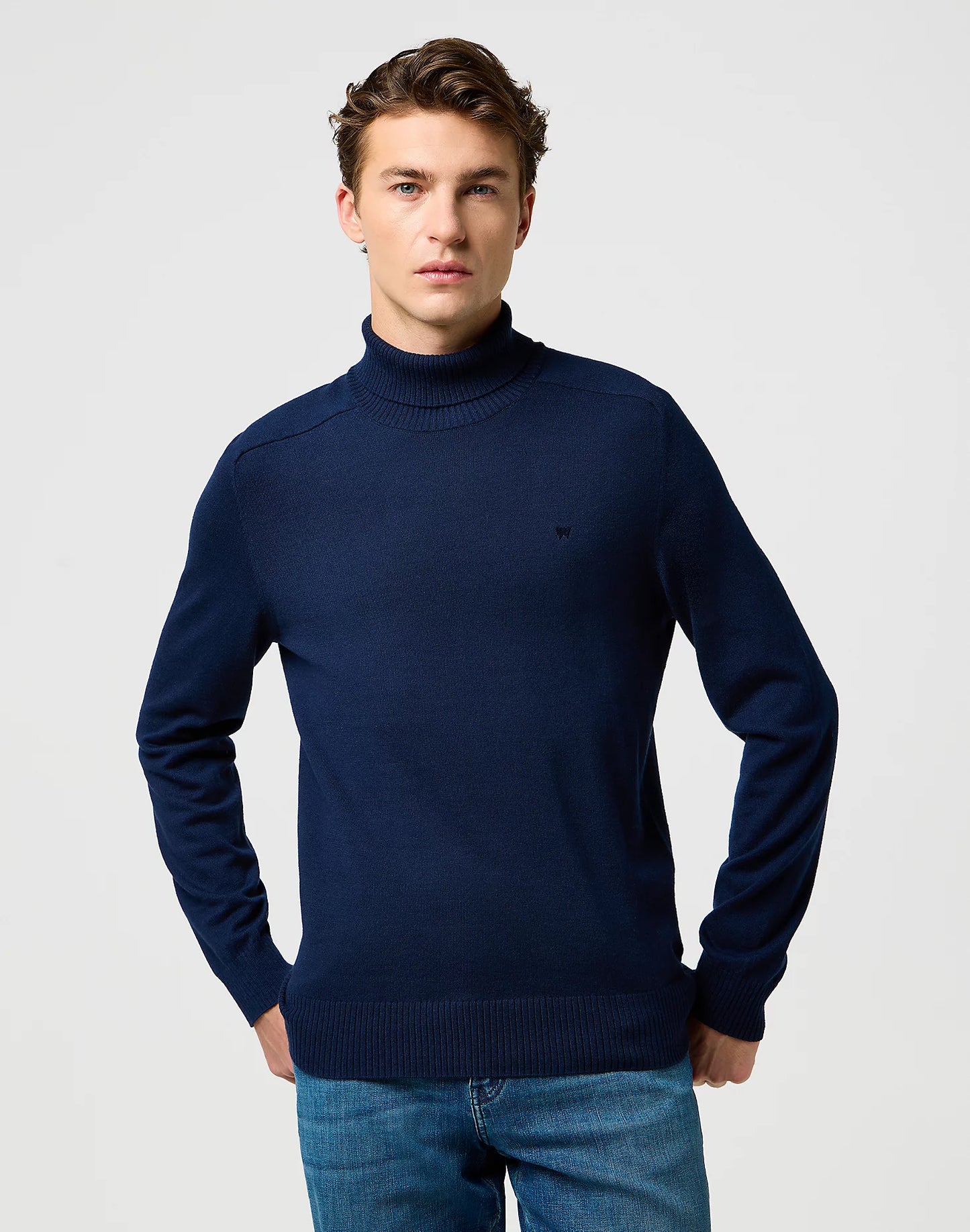 Wrangler Maglione Uomo a collo alto regular in misto lana