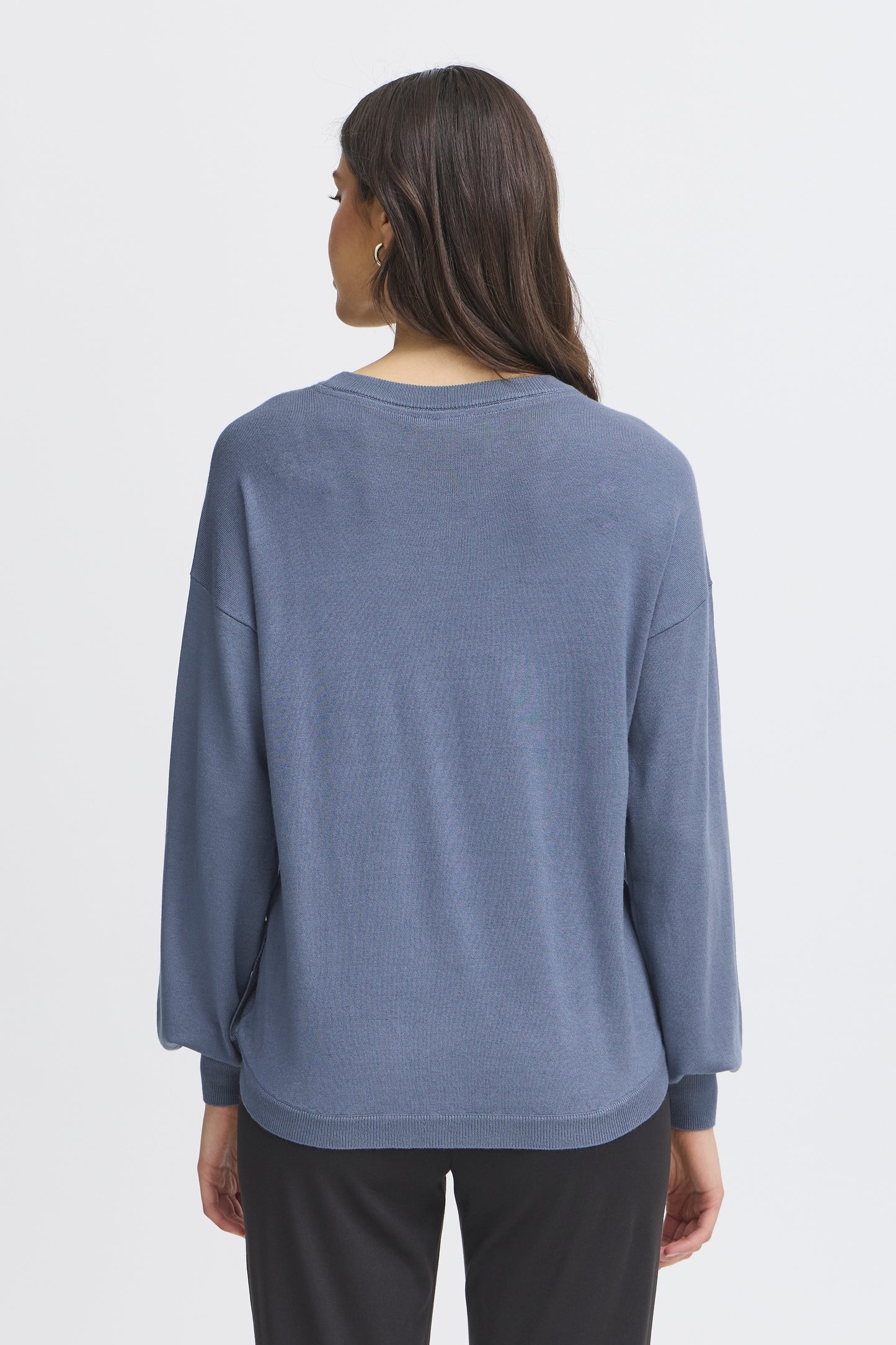 FRANSA Maglione Donna con bottoni laterali in Viscosa e Poliestere