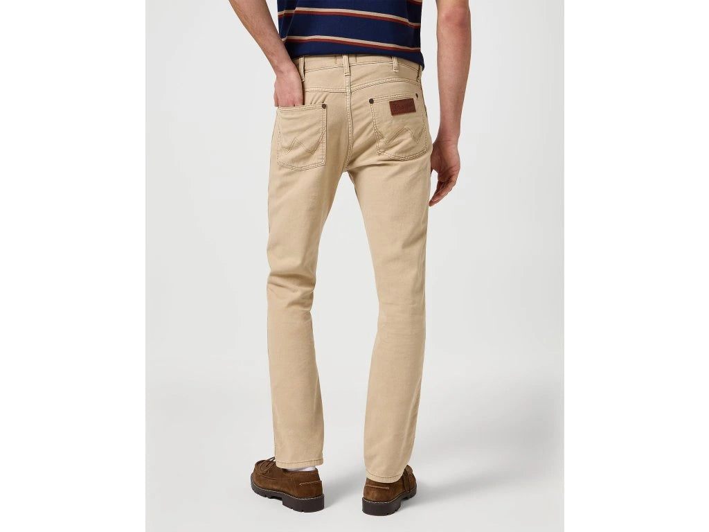 WRANGLER Pantalone Uomo Slim Fit in lino e cotone "Larston"