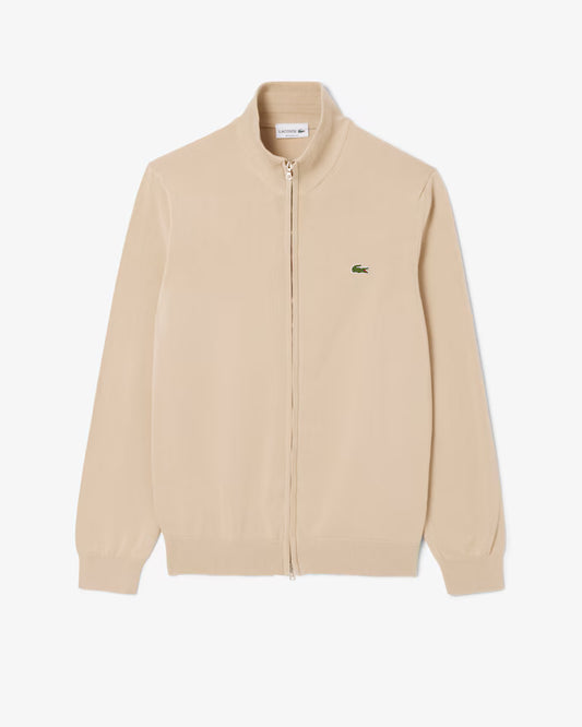 LACOSTE Maglione Uomo collo alto con zip in cotone 100%