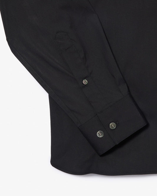 Camicia Uomo Lacoste CH5253 Slim Fit in Popeline Stretch Nero 031