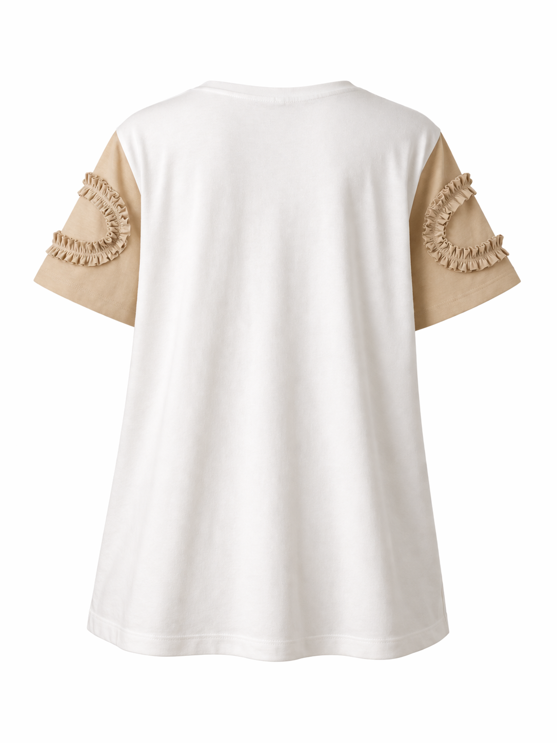 Six Months for Two · T-shirt donna ruches bianco