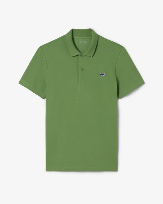 Lacoste Polo Uomo Manica Corta in Cotone Traspirante Verde