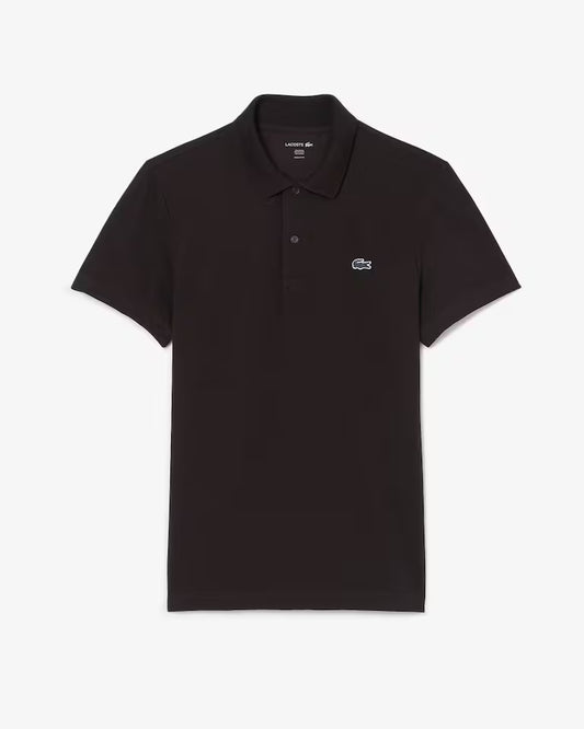 Lacoste Polo Uomo Manica Corta in Cotone Traspirante Marrone