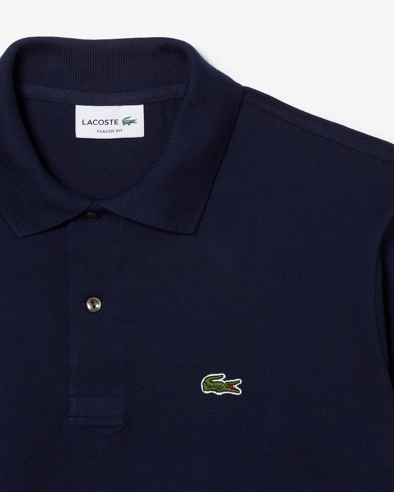 Polo Uomo Manica Corta Lacoste L1212 Blu Marine