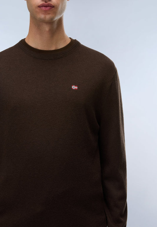 Napapijri · Maglione Damavand uomo girocollo lana merino