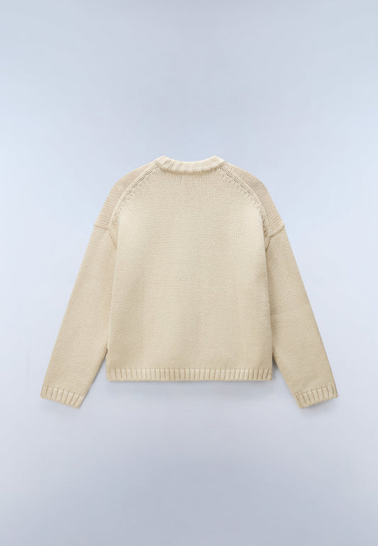 Napapijri · Maglione Bloom donna oversize floreale cotone