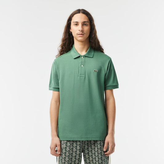 Polo Uomo Manica Corta Lacoste L1212 Verde KX5