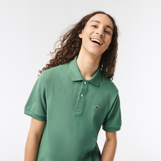 Lacoste · Polo L1212 uomo manica corta piqué verde