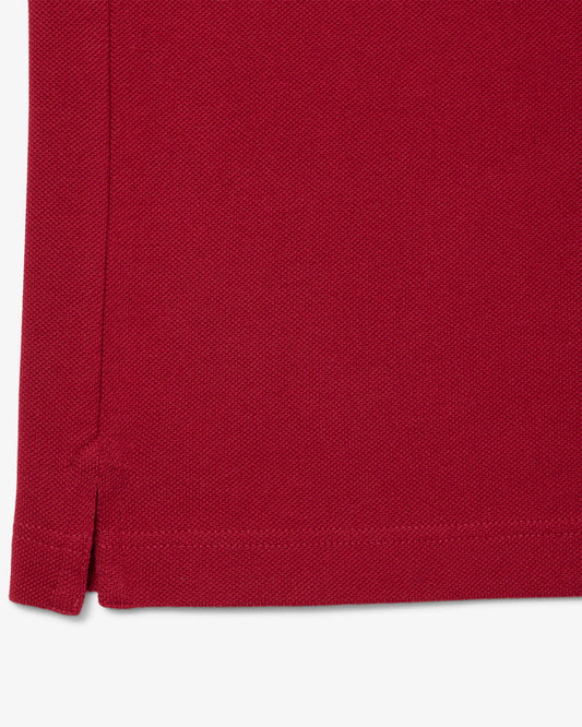 Lacoste Polo Uomo Slim Fit Piqué Manica Corta Bordeaux