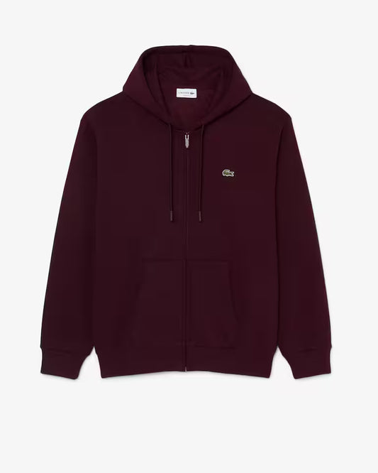 Lacoste · Felpa SH8864 uomo con cappuccio e zip classic fit