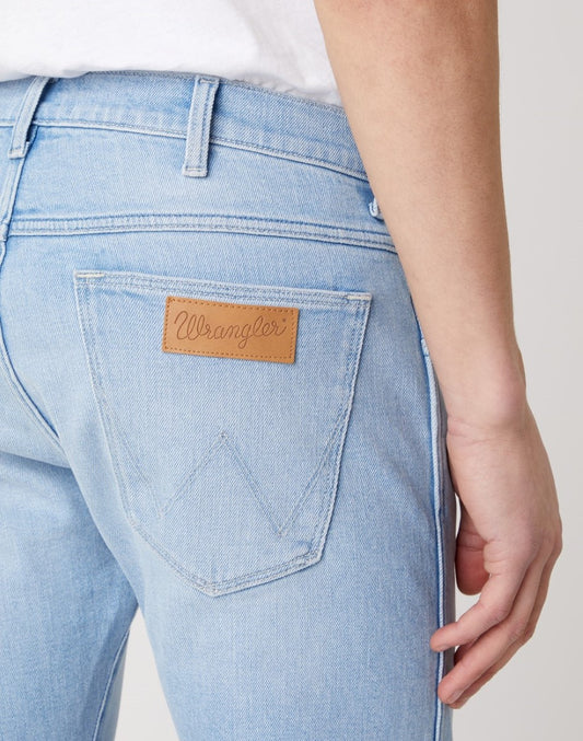 Jeans Uomo Wrangler Bryson 813 Skinny W14X ZH 280 Clear Blue
