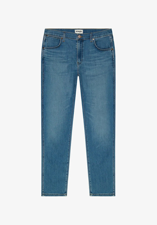 Wrangler · Jeans Larston uomo slim tapered blu chiaro