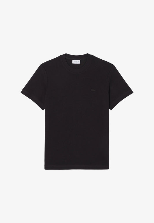 Lacoste T-Shirt Uomo Manica Corta in Cotone Pique Marrone