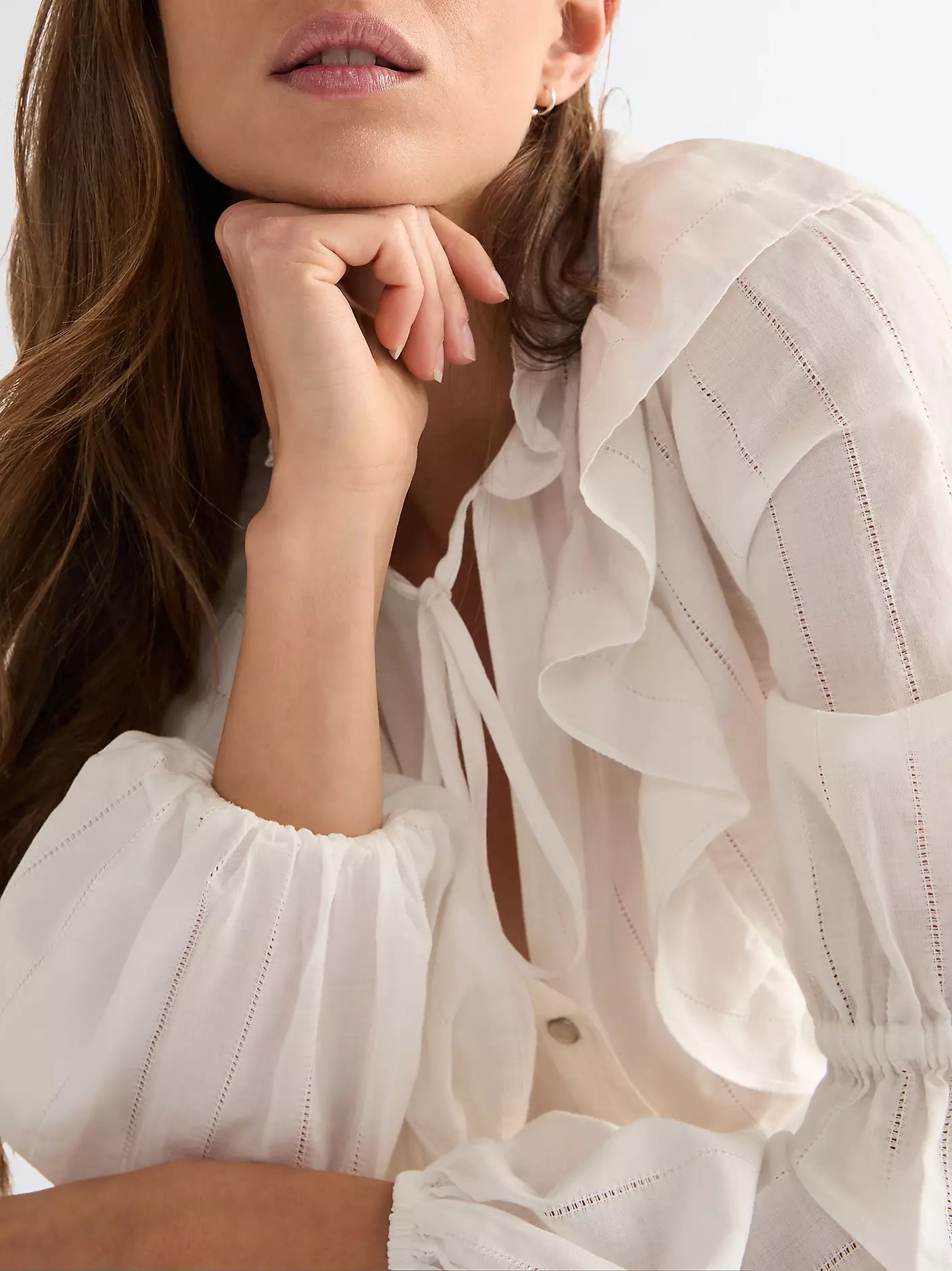 Wrangler · Camicia Romance donna balze bianco