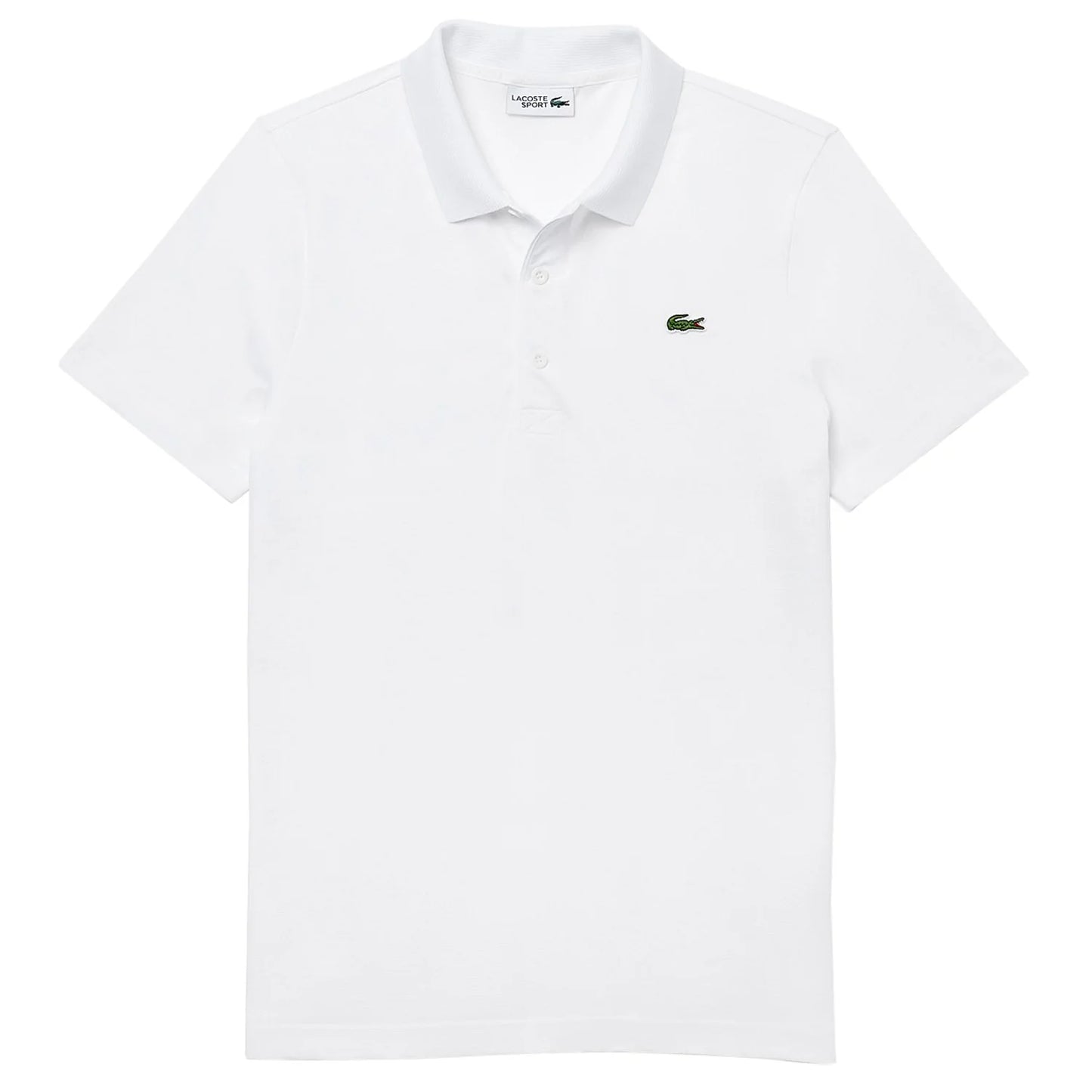 Lacoste Polo Uomo Cotone Traspirante Manica Corta Bianco