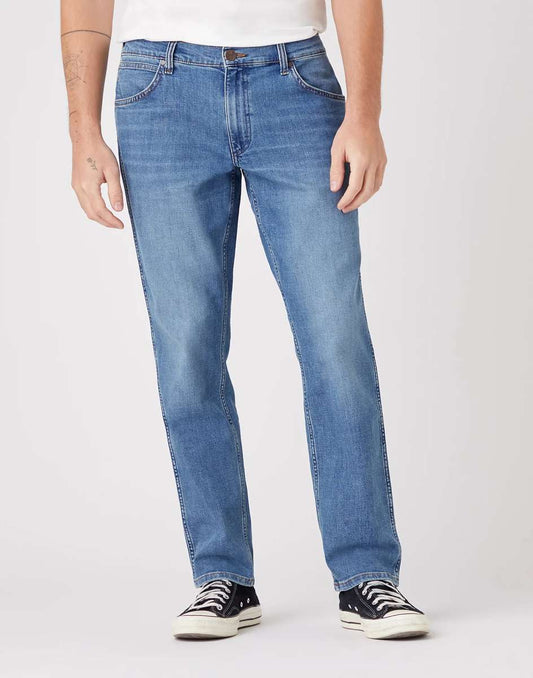 Wrangler · Jeans Greensboro uomo regular straight blu medio