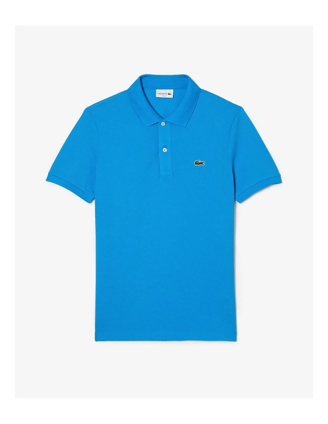 Lacoste Polo Uomo Slim Fit Piqué Manica Corta Blu