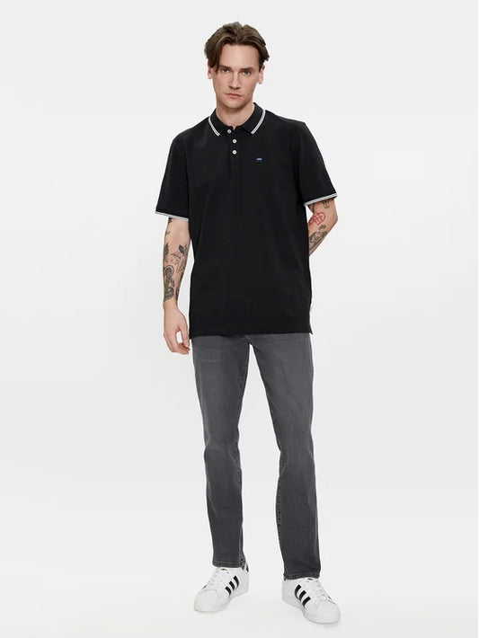 Wrangler · Jeans Larston uomo slim tapered grigio scuro