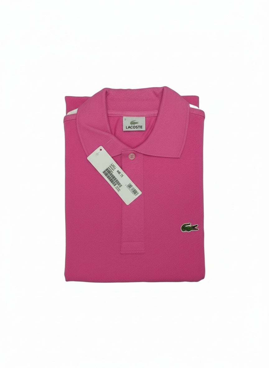 Polo Uomo Manica Corta Lacoste L1212 Rosa AAZ