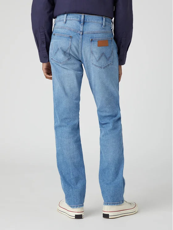 Wrangler · Jeans Greensboro uomo regular straight blu chiaro