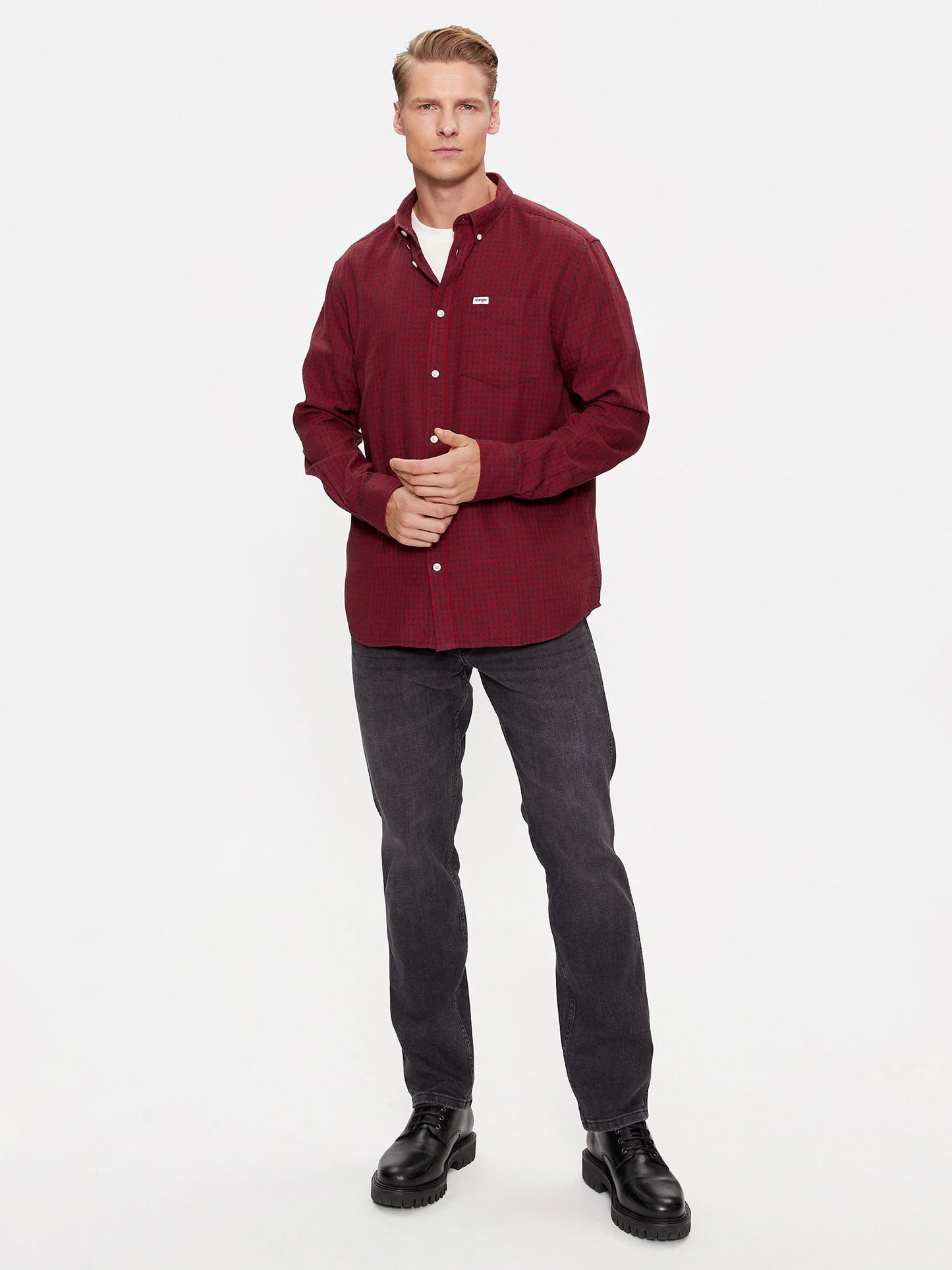 WRANGLER Jeans Regular Straight denim Thunder “Greensboro”