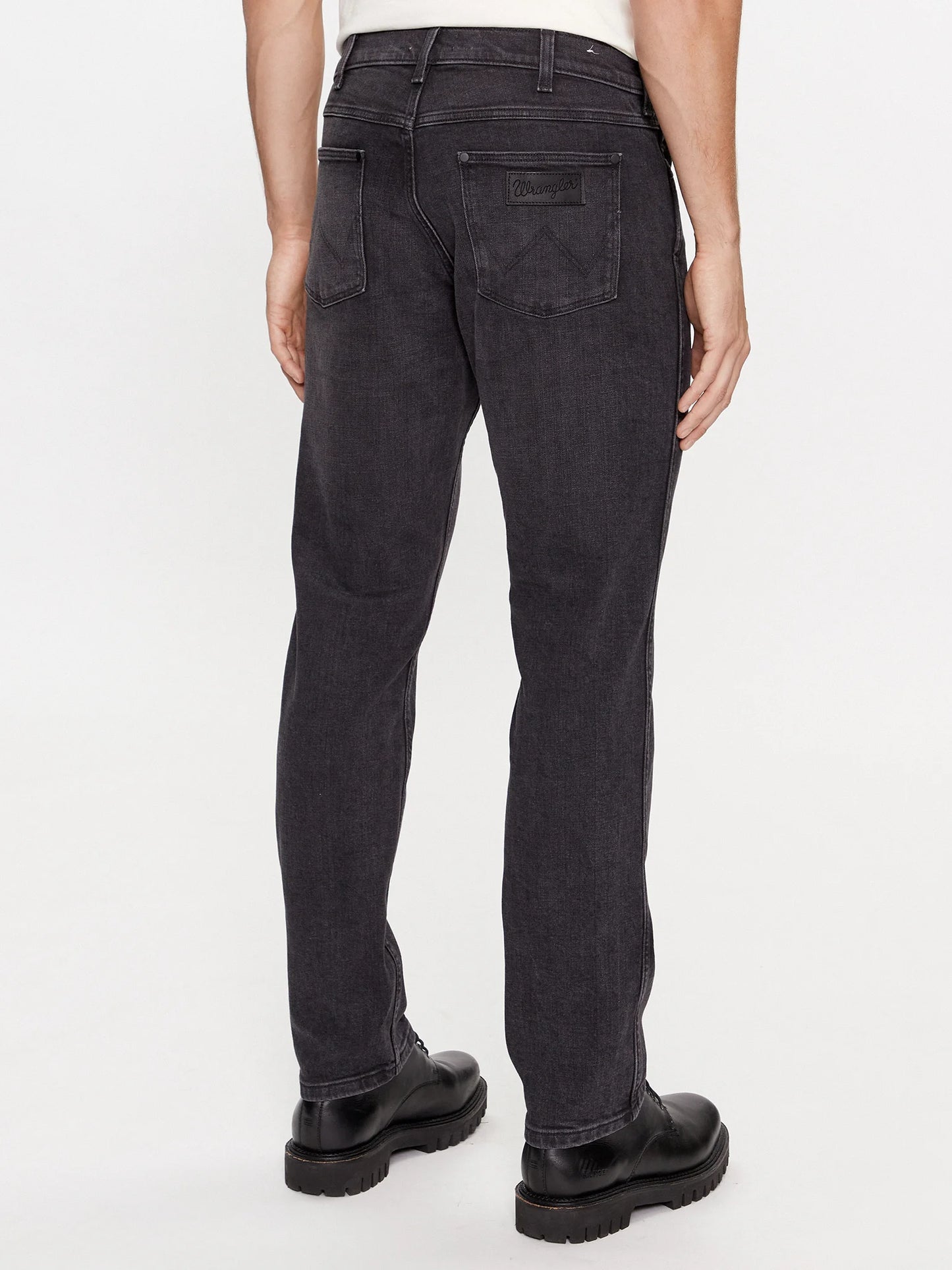 Wrangler · Jeans Greensboro uomo regular straight nero