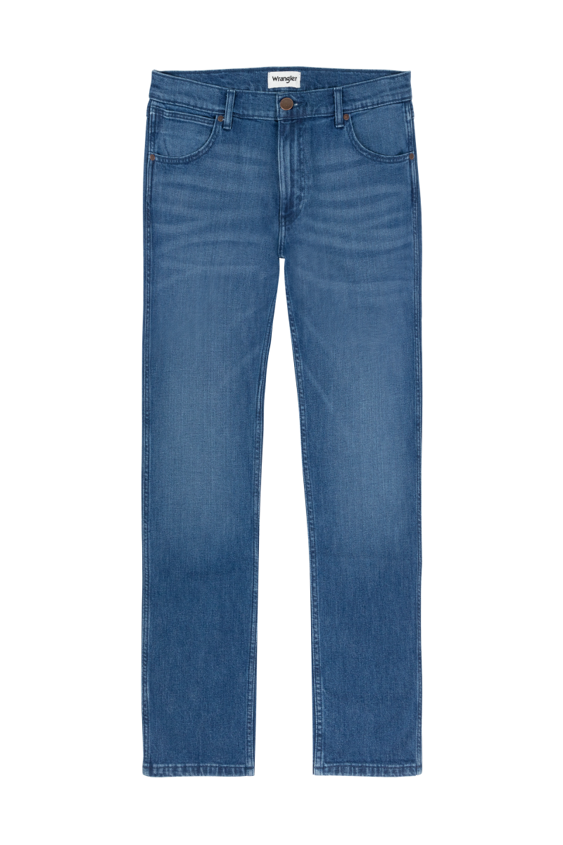 Wrangler · Jeans Greensboro uomo regular straight blu