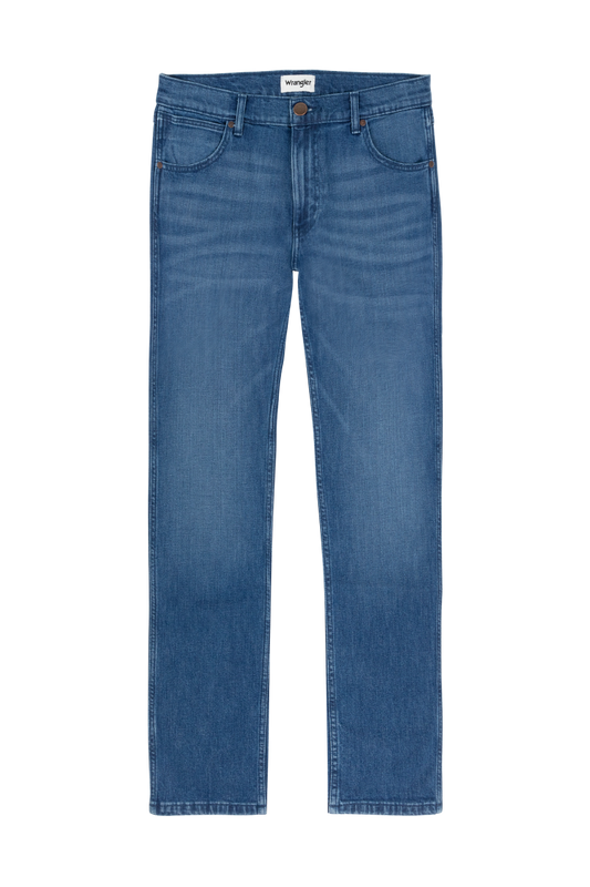 WRANGLER Jeans Uomo Regular Straight denim Aries Blue “Greensboro”