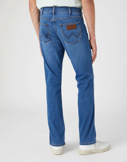 WRANGLER Jeans Uomo Regular Straight denim Softwear “Greensboro”