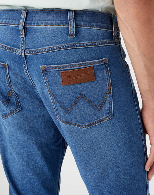 WRANGLER Jeans Uomo Regular Straight denim Softwear “Greensboro”