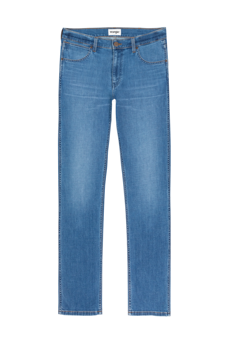 WRANGLER Jeans Uomo Regular Straight denim Softwear “Greensboro”