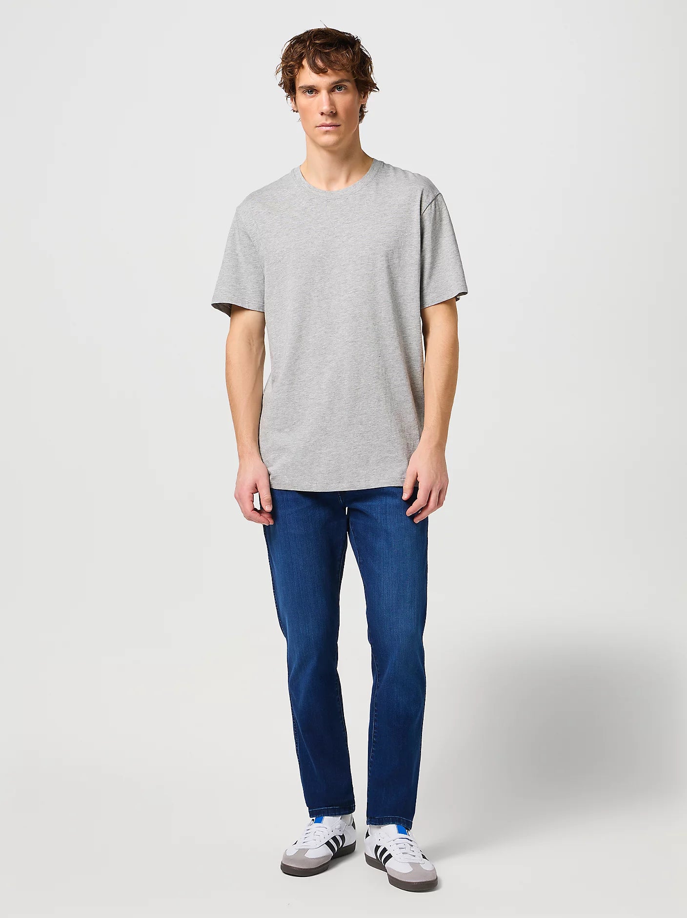 Wrangler · Jeans Larston uomo slim tapered blu
