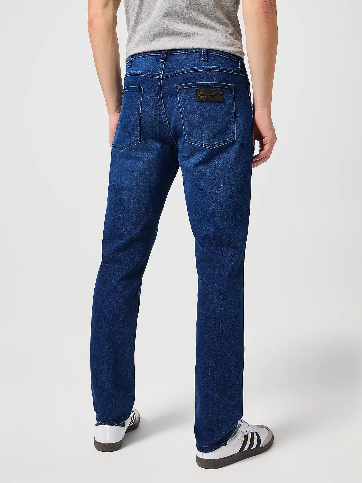 Wrangler · Jeans Larston uomo slim tapered blu