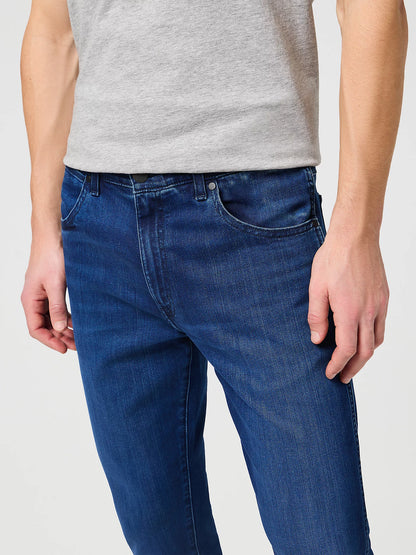 Wrangler · Jeans Larston uomo slim tapered blu