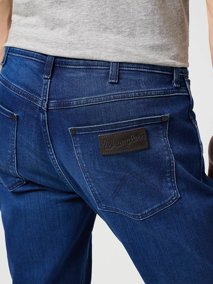 Wrangler · Jeans Larston uomo slim tapered blu