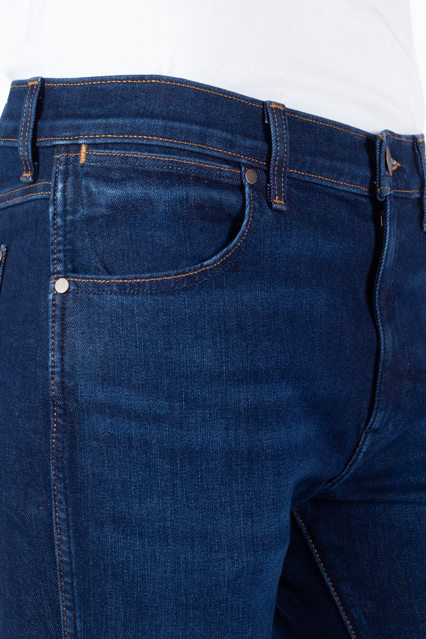 Wrangler · Jeans Larston uomo slim tapered blu scuro