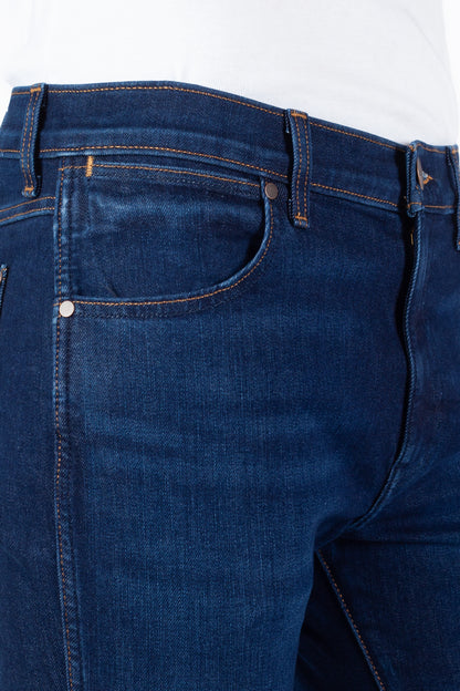 Wrangler · Jeans Larston uomo slim tapered blu scuro
