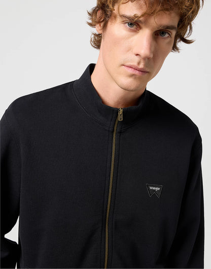WRANGLER Felpa Uomo con colletto alto e zip in cotone