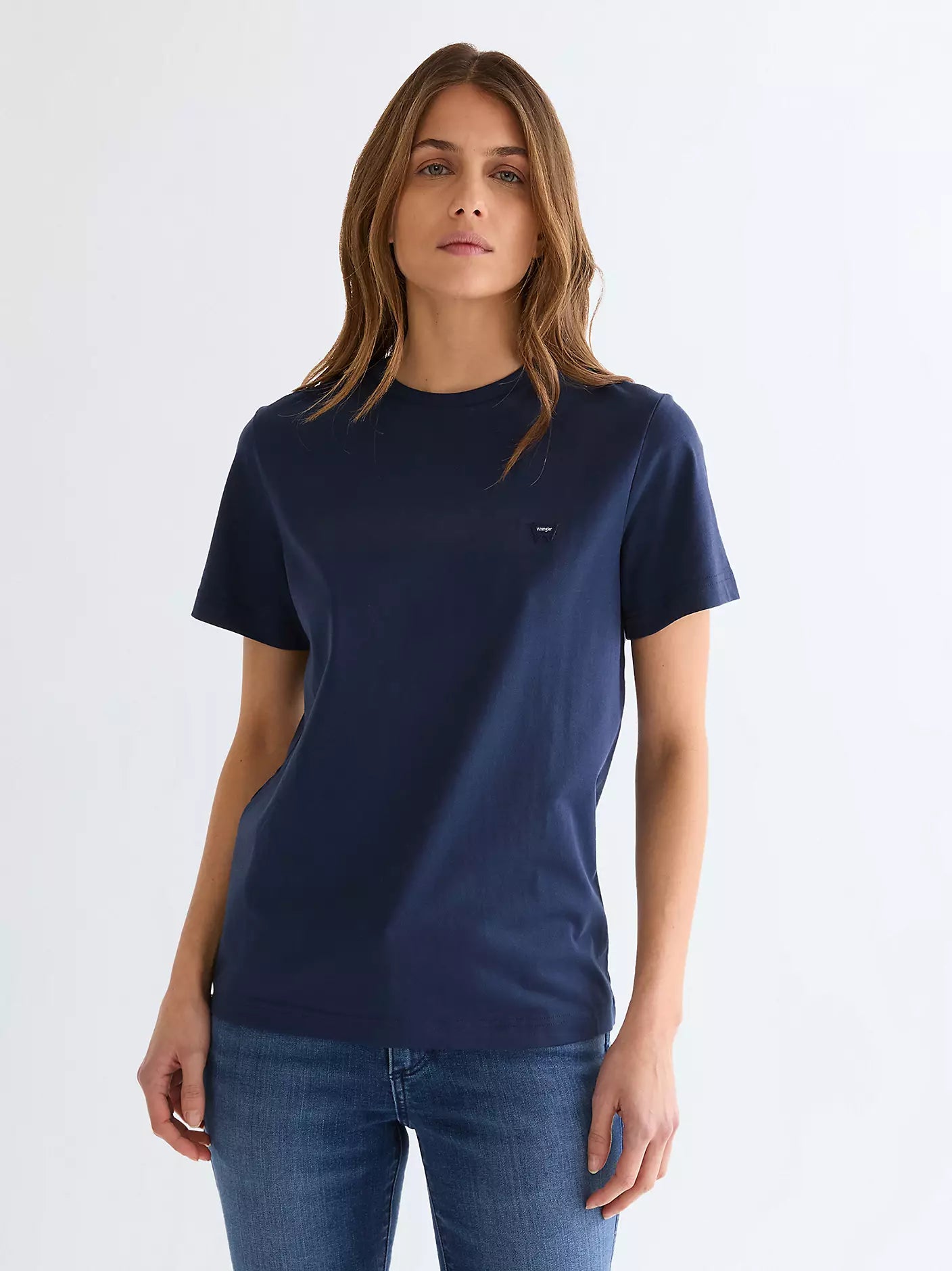 Wrangler T-shirt Donna girocollo in cotone