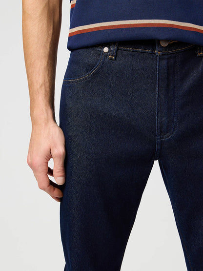 WRANGLER Jeans Uomo Slim Tapered Epic Soft denim Moonlight Rinse “Larston”