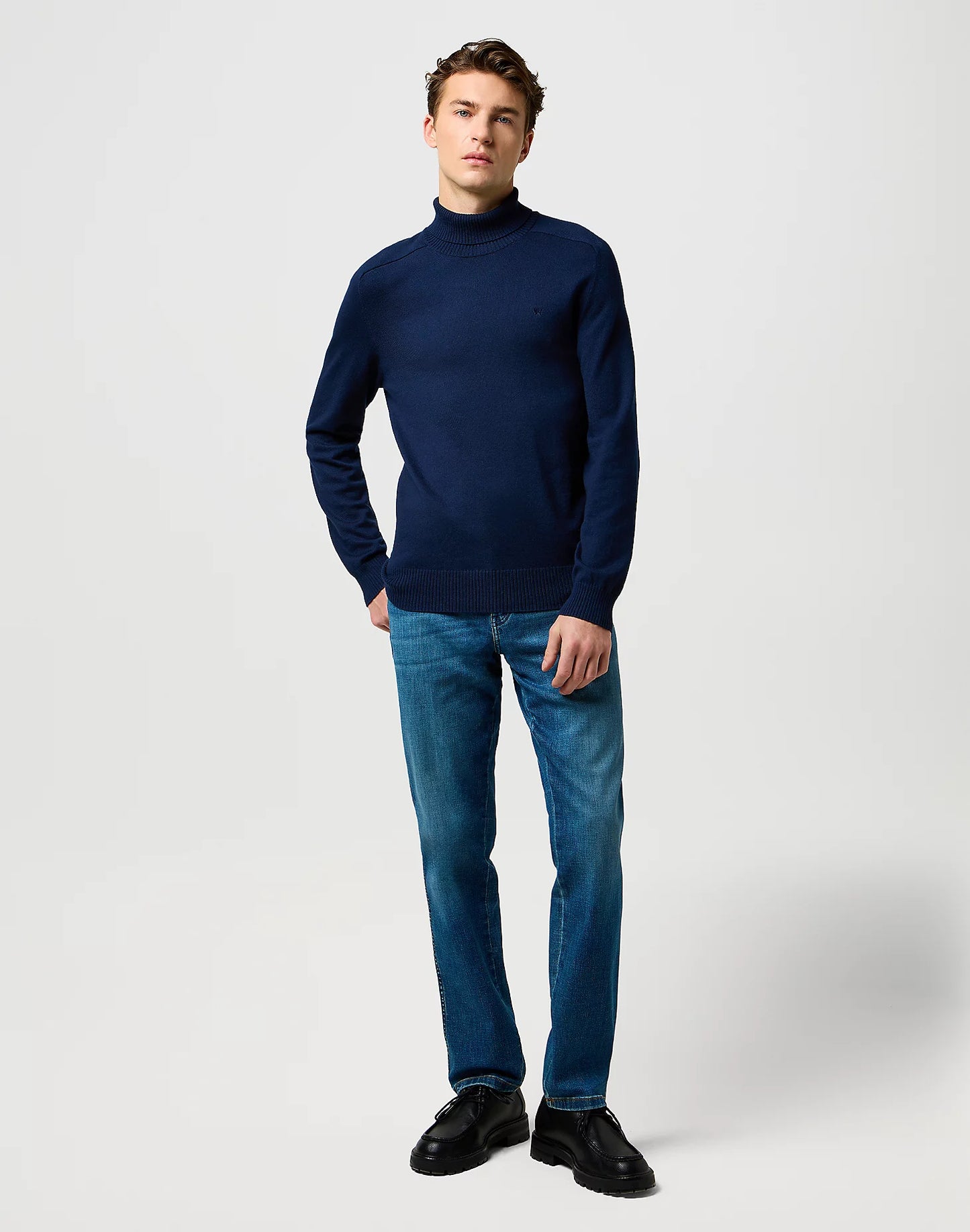 Wrangler Maglione Uomo a collo alto regular in misto lana