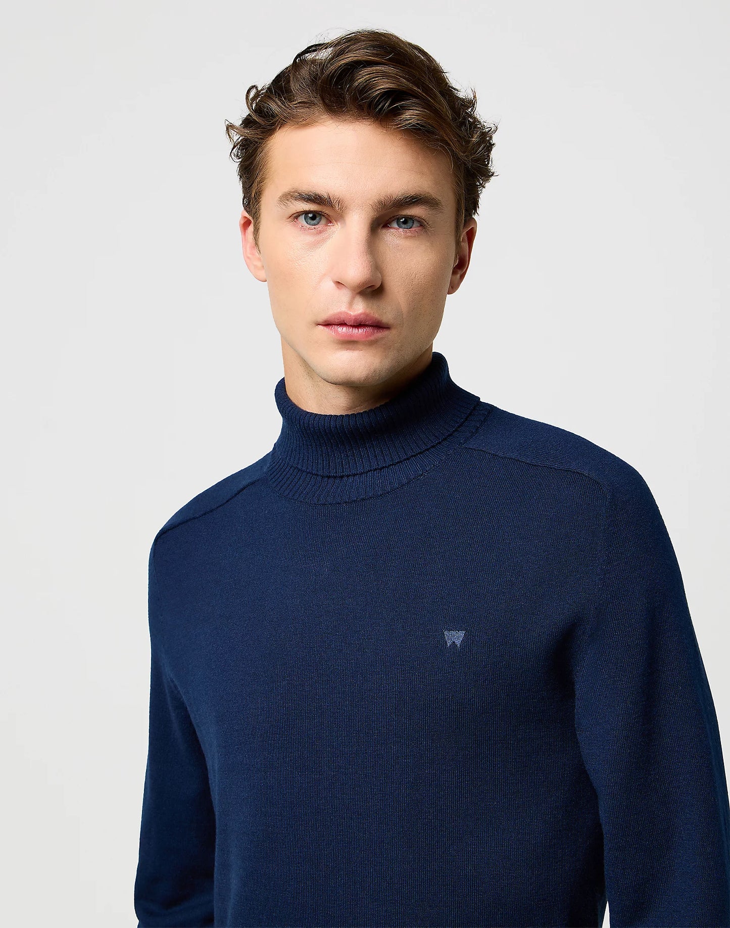 Wrangler Maglione Uomo a collo alto regular in misto lana
