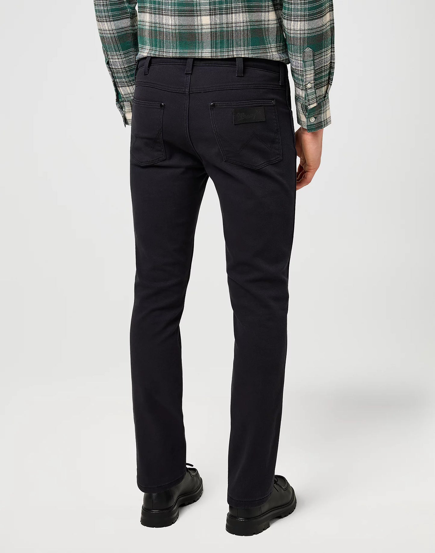 Wrangler pantaloni Slim Tapered twill stretch Black “Larston”