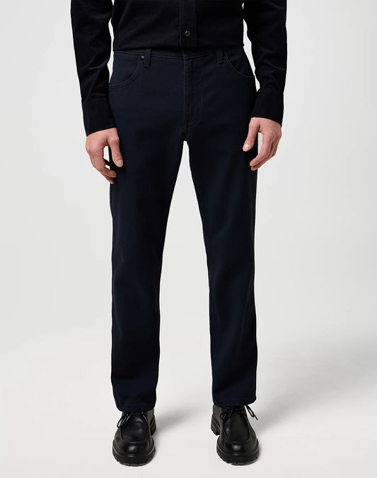 WRANGLER Jeans Uomo Regular fit High Stretch blu navy “Greensboro”