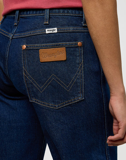 WRANGLER Jeans Donna gamba ampia denim stretch Whirlpool “World Wide”