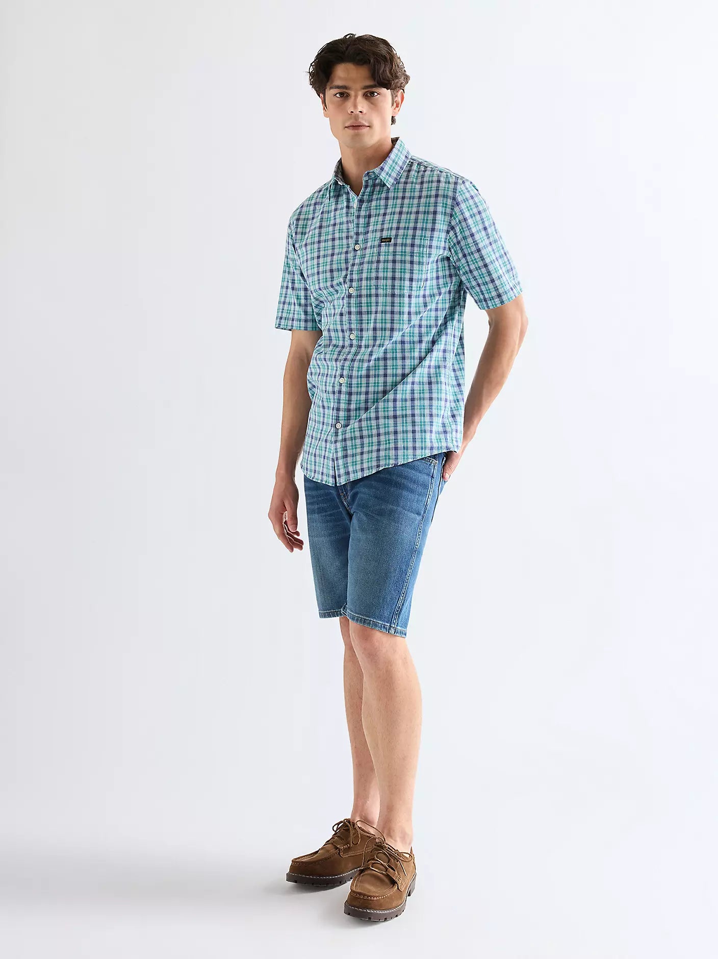 Wrangler · Bermuda Texas uomo regular blu
