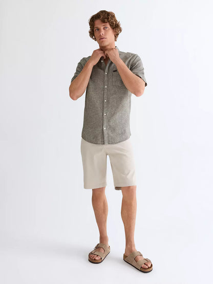 Wrangler Bermuda Uomo Chino in Cotone elasticizzato